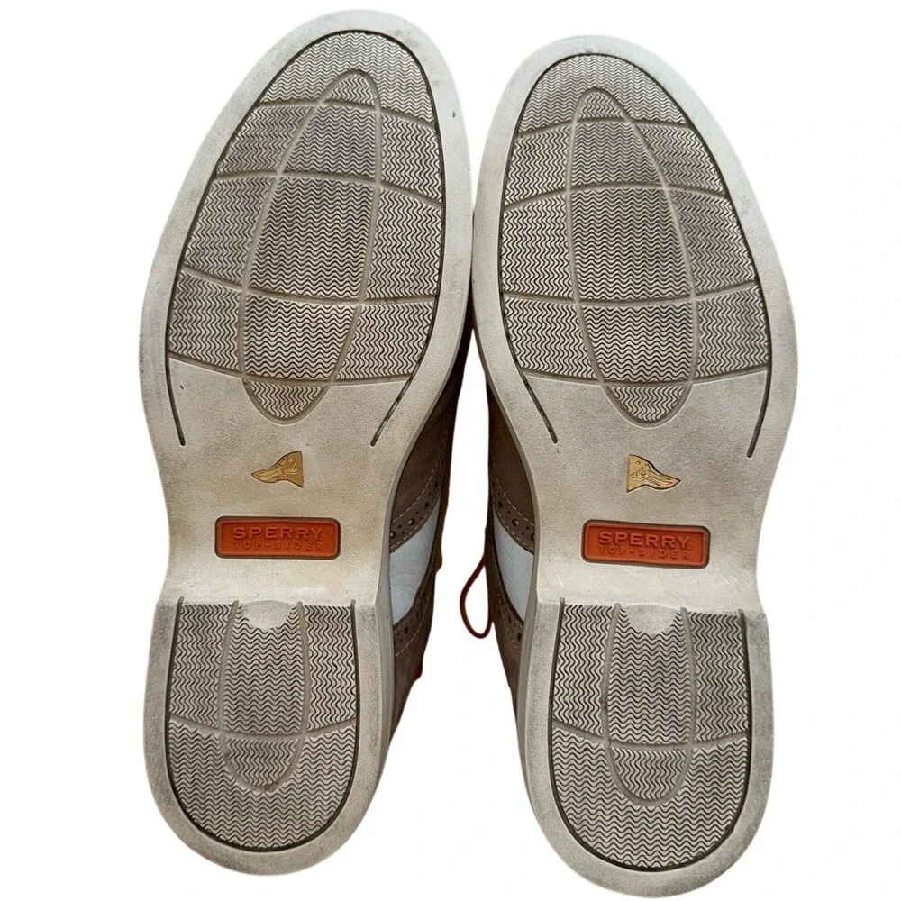 SPERRY‎ Topsider Gold Cup Wingtip Oxford Shoes, Nubuk, Men's 12, VGUC